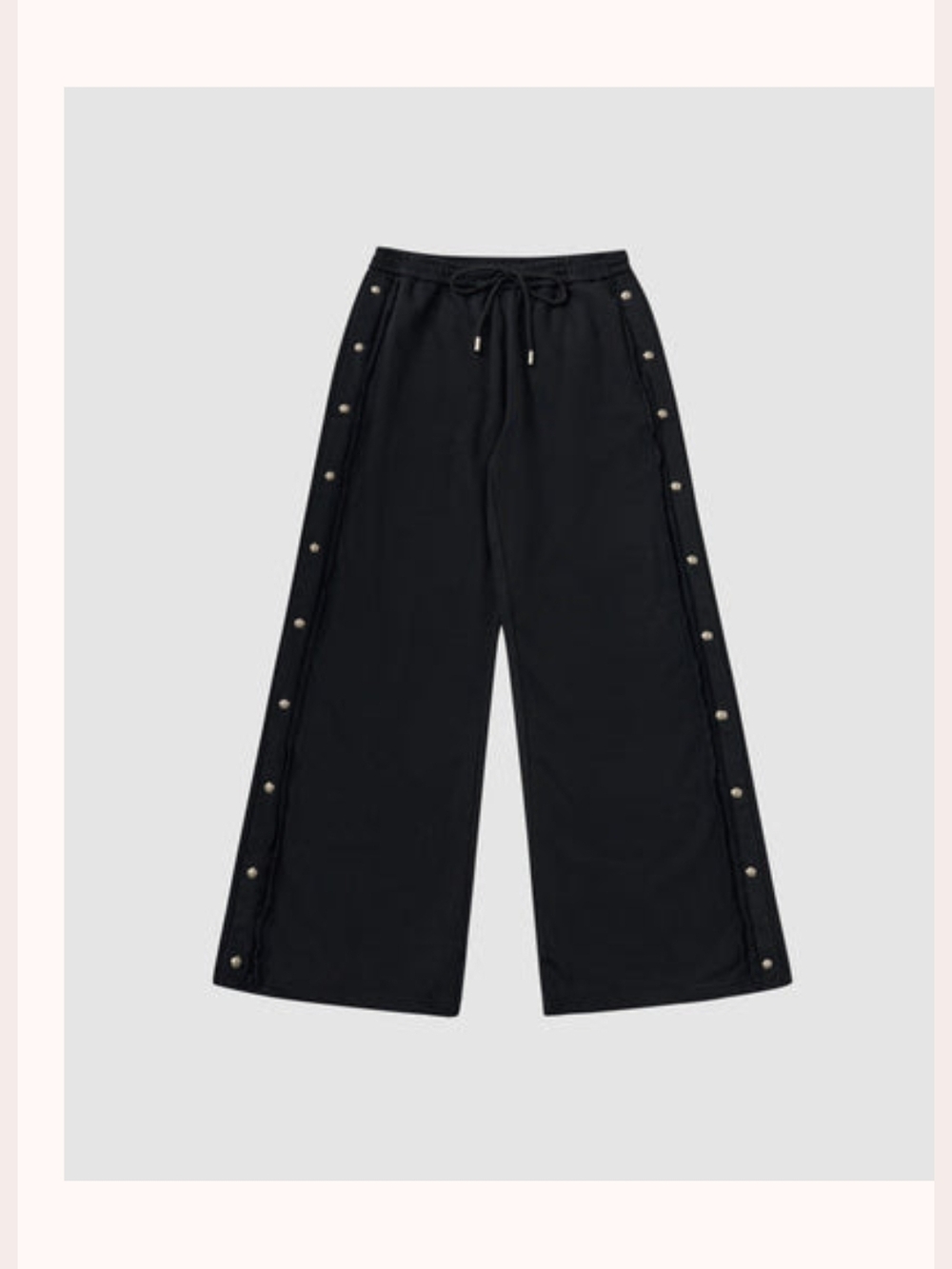 Sundae School Wide Leg Snap Sweatpants
